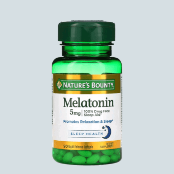 SUPLEMENTO MELATONINA 5MG NATURE'S BOUNTY COM 90 CAPSULAS