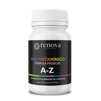 SUPLEMENTO MULTIVITAMÍNICO FORMULA PREMIUM A - Z  COM 60 CAPSULAS