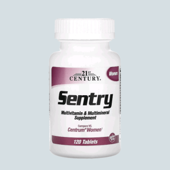 SUPLEMENTO MULTIVITAMINICO SENTRY MULHER COM 120 COMPRIMIDOS 21ST CENTURY