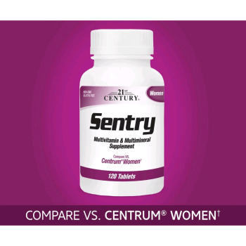 SUPLEMENTO MULTIVITAMINICO SENTRY MULHER COM 120 COMPRIMIDOS 21ST CENTURY