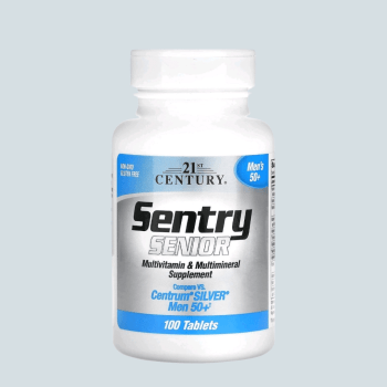 SUPLEMENTO MULTIVITAMINICO SENTRY SENIOR HOMEM 50+ COM 100 COMPRIMIDOS 21ST CENTURY