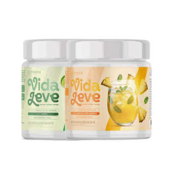 VIDA LEVE LIMÃO SUPLEMENTO DE FIBRAS E VITAMINAS C, E, B6, B12, MAGNESIO, ZINCO E CURCUMINA 240G