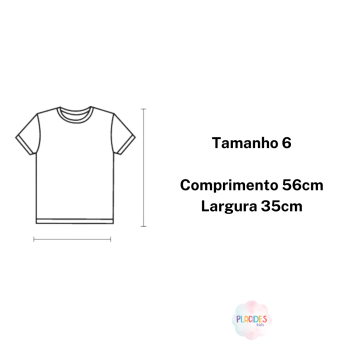 CAMISOLA INFANTIL PRINCESA ARIEL AZUL E ROSA