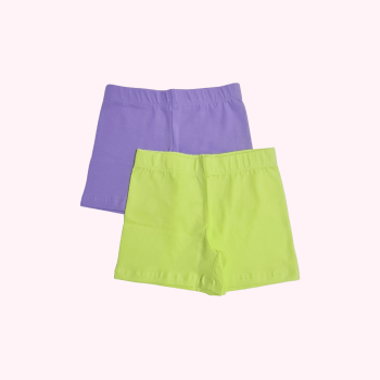 KIT COM 2 SHORTS LISOS VERDE E LILAS PARA USAR EMBAIXO DO VESTIDO KIT COM 2 SHORTS LISOS VERDE E LILAS PARA USAR EMBAIXO DO VESTIDO