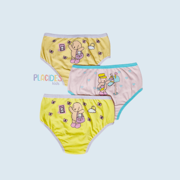 KIT COM 3 CALCINHAS INFANTIS BOBBIE GOODS 1
