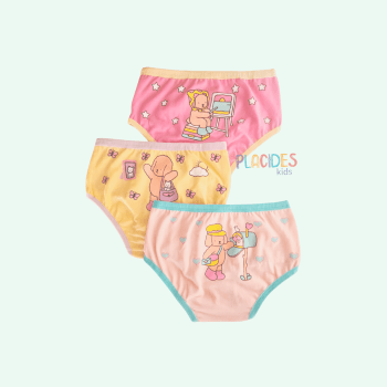 KIT COM 3 CALCINHAS INFANTIS BOBBIE GOODS 2