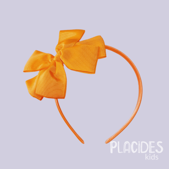 TIARA INFANTIL DE LAÇO LARANJA TIARA INFANTIL DE LAÇO LARANJA