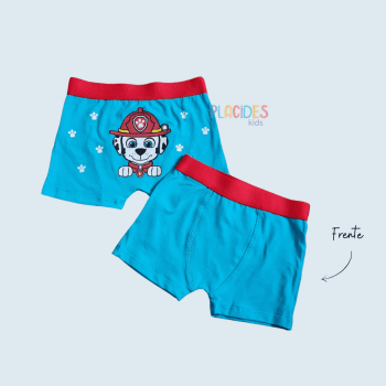 CUECA INFANTIL PATRULHA CANINA MARSHALL AZUL