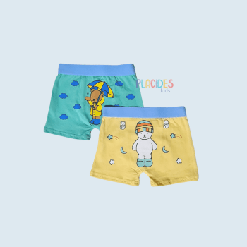 KIT COM 2 CUECAS INFANTIS BOBBIE GOODS 