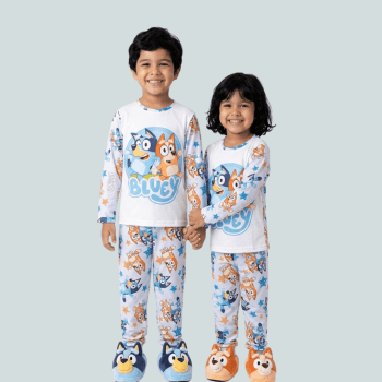 PIJAMA INVERNO INFANTIL COLORIDO UNISSEX BLUEY