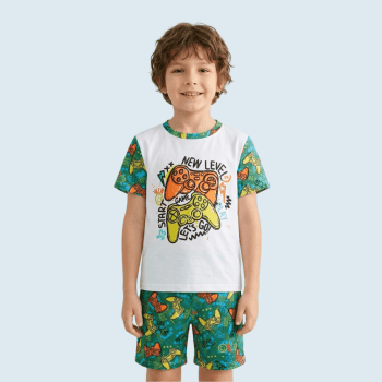 PIJAMA INFANTIL COLORIDO GAME PIJAMA INFANTIL COLORIDO GAME