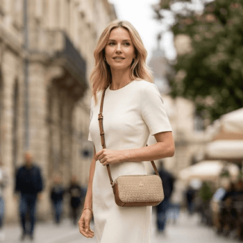 BOLSA CROSSBODY TRANSVERSAL BEGE COM MARROM COM LOGO XW09180 TOMMY HILFIGER