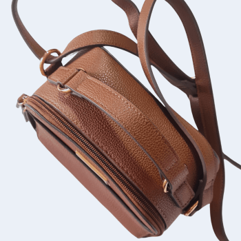BOLSA CROSSBODY TRANSVERSAL MARROM LISA 69J6994 TOMMY HILFIGER