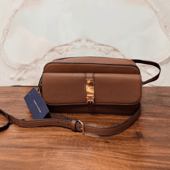 BOLSA CROSSBODY TRANSVERSAL MARROM LISA XW08457 TOMMY HILFIGER