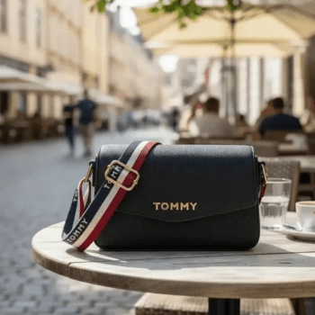 BOLSA CROSSBODY TRANSVERSAL PRETA LISA 69J9554 TOMMY HILFIGER