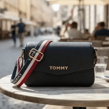 BOLSA CROSSBODY TRANSVERSAL PRETA LISA 69J9554 TOMMY HILFIGER
