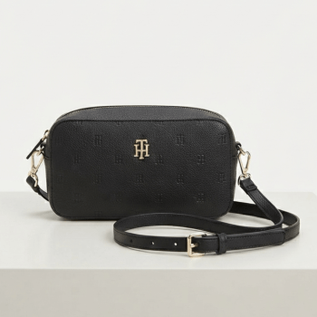 BOLSA CROSSBODY TRANSVERSAL PRETA LOGO XW07155 TOMMY HILFIGER BOLSA CROSSBODY TRANSVERSAL PRETA LOGO XW07155 TOMMY HILFIGER