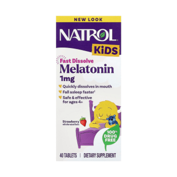 SUPLEMENTO MELATONINA KIDS 1MG NATROL 40 COMPRIMIDOS SUBLINGUAL