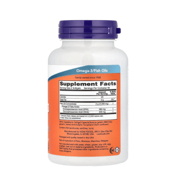 SUPLEMENTO OMEGA 3 FISH OIL 1000MG NOW FOODS 100 CAPSULAS