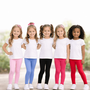CALÇA LEGGING INFANTIL BRANDILI ROSA CLARO