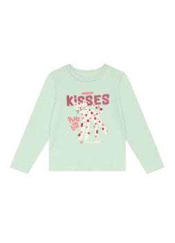 CONJUNTO INFANTIL BRANDILI MOLETOM PELUCIADO GATINHA KISSES