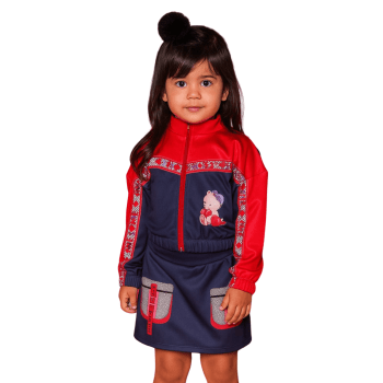 CONJUNTO INFANTIL KUKIE INVERNO COM SHORT SAIA URSINHA FOFA