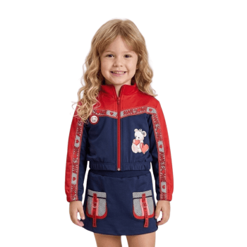 CONJUNTO INFANTIL KUKIE INVERNO COM SHORT SAIA URSINHA FOFA CONJUNTO INFANTIL KUKIE INVERNO COM SHORT SAIA URSINHA FOFA