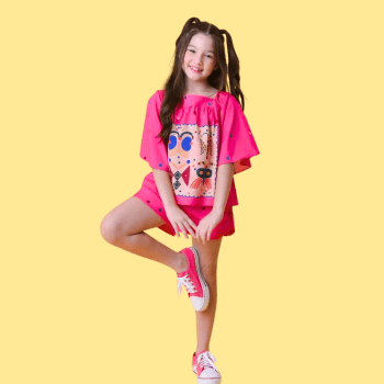 CONJUNTO INFANTIL VERÃO MAYA COM ESTAMPA LÚDICA CONJUNTO INFANTIL VERÃO MAYA COM ESTAMPA LÚDICA