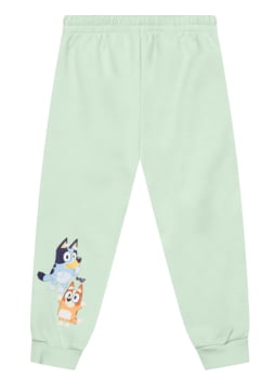 CONJUNTO INFANTIL BRANDILI MOLETOM PELUCIADO VERDE BLUEY