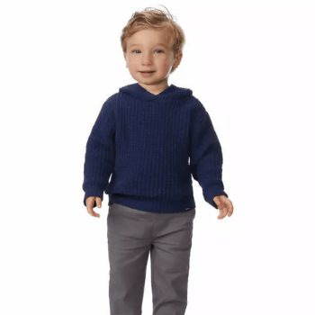 CONJUNTO INFANTIL DKNY INVERNO COM CALÇA SARJA