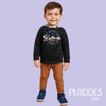 CONJUNTO INFANTIL LUC.BOO INVERNO AUTHENTIC CARAMELO