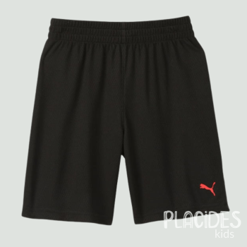 CONJUNTO INFANTIL VERÃO ESPORTIVO PUMA PRETO COM BRANCO