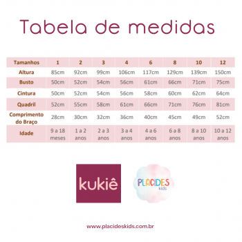 VESTIDO INFANTIL KUKIE INVERNO MANGA LONGA