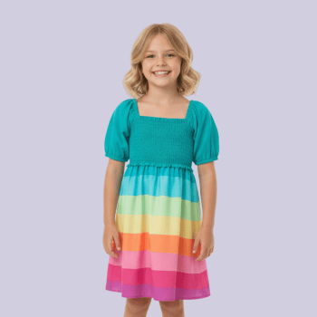 VESTIDO INFANTIL KUKIE PRIMAVERA VERÃO AIR FLOW VESTIDO INFANTIL KUKIE PRIMAVERA VERÃO AIR FLOW