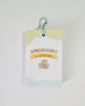 CHAVEIRO DE ALFABETO PARA ALFABETIZAÇÃO INFANTIL MATERIAL DE APOIO PEDAGOGICO ESCOLAR