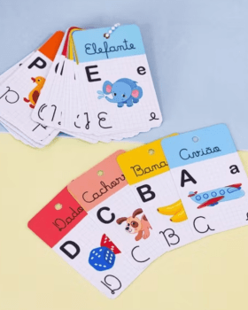CHAVEIRO DE ALFABETO PARA ALFABETIZAÇÃO INFANTIL MATERIAL DE APOIO PEDAGOGICO ESCOLAR