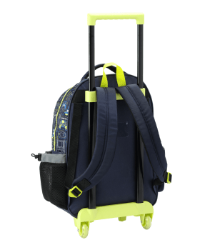 KIT MOCHILA INFANTIL DE RODINHAS E LANCHEIRA GAMER LEVEL UP! SEANITE