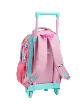KIT MOCHILA INFANTIL DE RODINHAS E LANCHEIRA UNICORNIO ZOOP SEANITE 