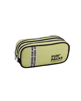 KIT MOCHILA COM ESTOJO JUVENIL PASSEIO ESCOLAR VERDE LIMA SEANITE