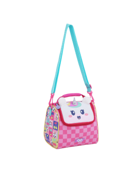 KIT MOCHILA PASSEIO DE COSTAS E LANCHEIRA UNICORNIO ZOOP SEANITE