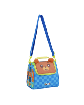 KIT MOCHILA PASSEIO DE COSTAS E LANCHEIRA URSO ZOOP SEANITE