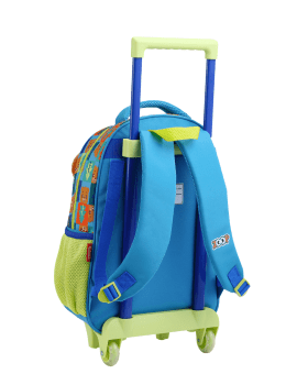 KIT MOCHILA INFANTIL DE RODINHAS E LANCHEIRA URSO ZOOP SEANITE