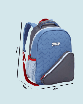 MOCHILA INFANTIL PASSEIO ESCOLAR AZUL ZOOP