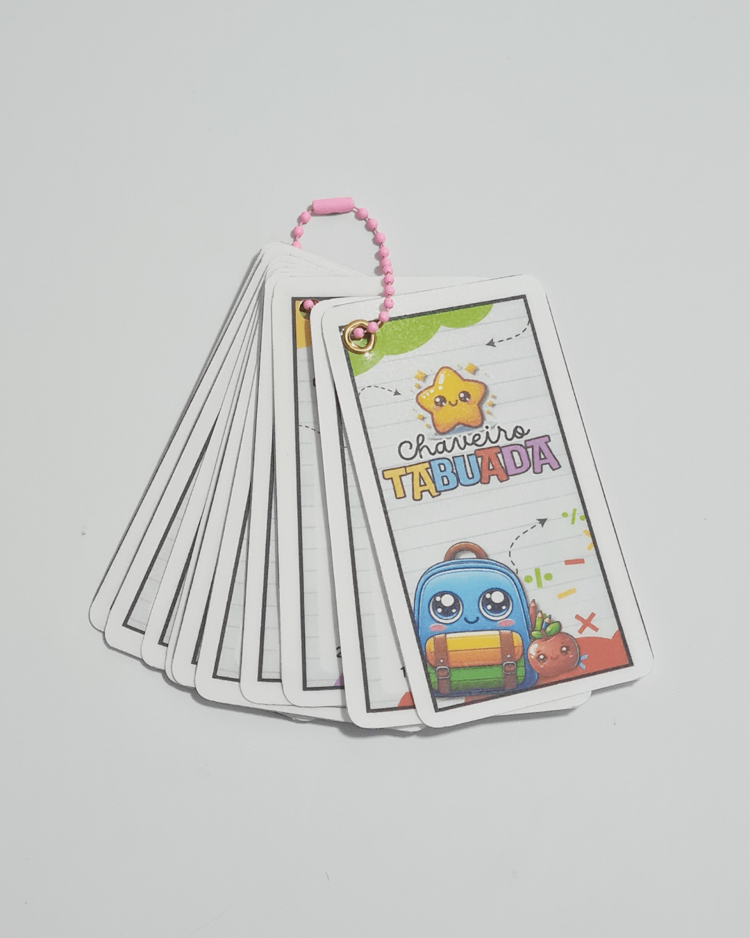 CHAVEIRO DE TABUADA INFANTIL EDUCATIVO MATERIAL DE APOIO PEDAGOGICO ESCOLAR