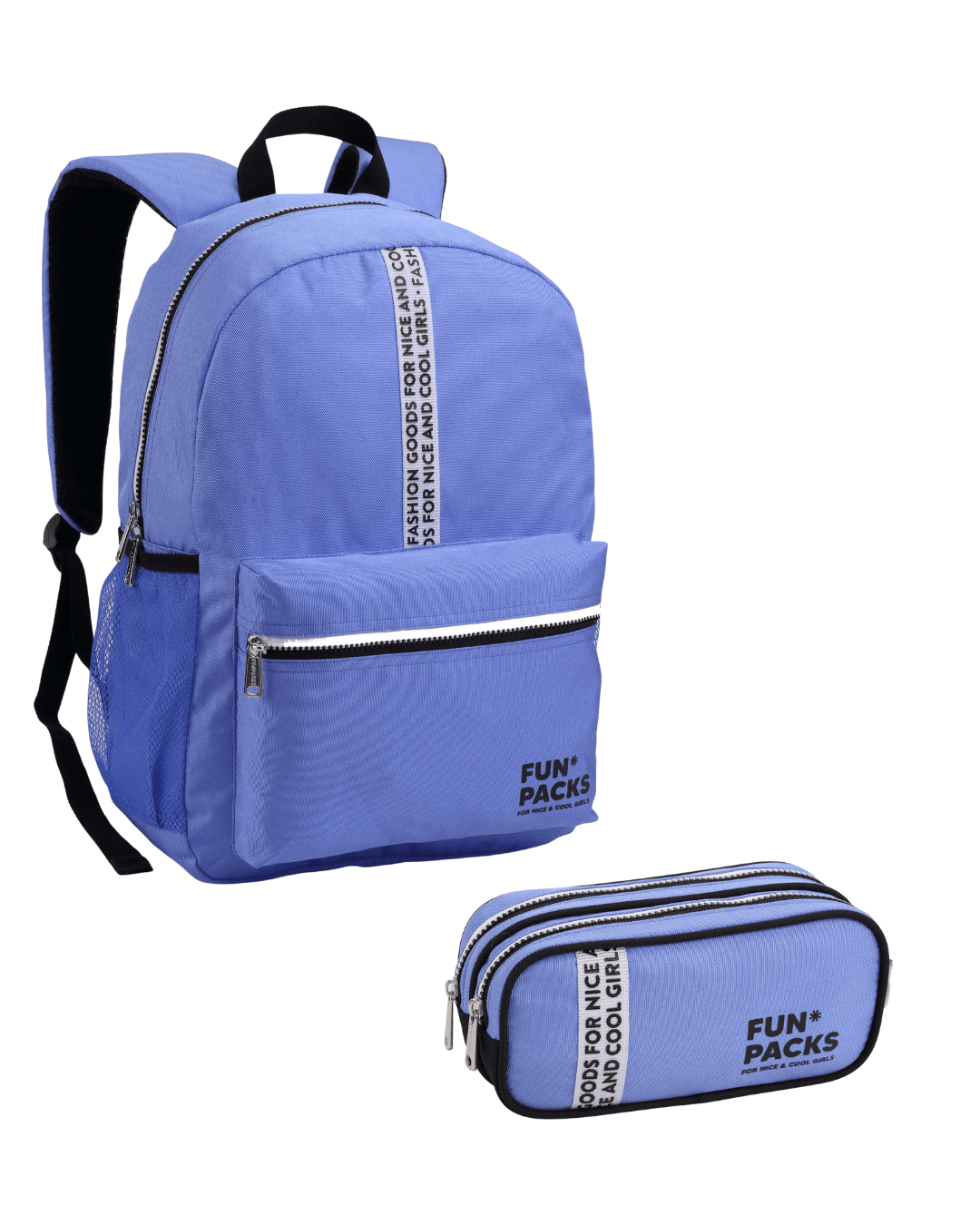 KIT MOCHILA COM ESTOJO JUVENIL PASSEIO ESCOLAR HORTENSIA SEANITE